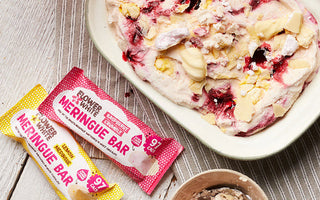 Blackcurrant and Meringue Ice Cream