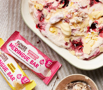 Blackcurrant and Meringue Ice Cream