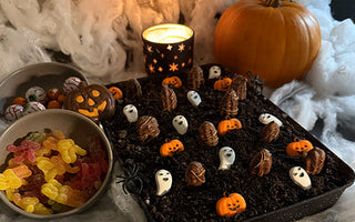 Devil's Chocolate Graveyard Cake