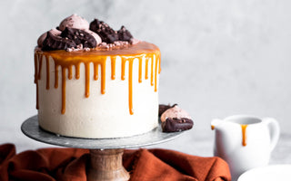 Caramel and Chocolate Layer Cake