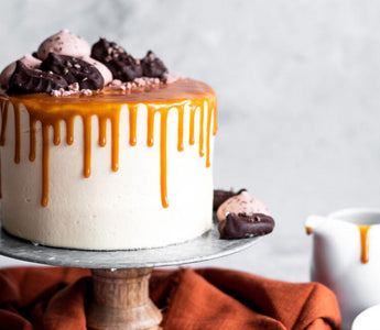 Caramel and Chocolate Layer Cake