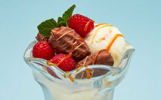 Luscious & light Salted Caramel Ice Cream Sundae