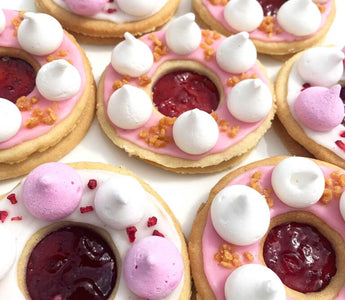 Meringue Topped Jam Biscuit Recipe