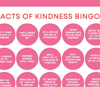 Take Part in our Acts of Kindness Bingo
