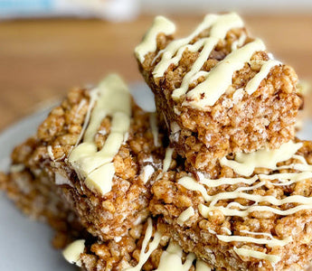 You need to try these Gingerbread Rice Krispie Treats