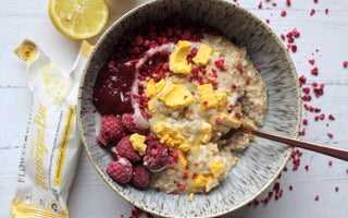 Raspberry, Lemon & White Chocolate Porridge Bowl