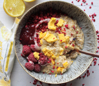 Raspberry, Lemon & White Chocolate Porridge Bowl