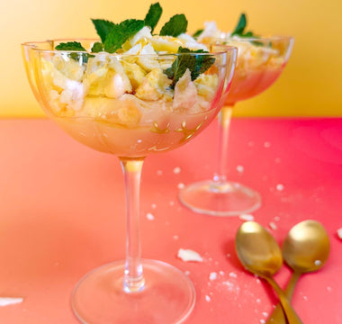 Easy Lemon Posset Meringue Dessert 🍋