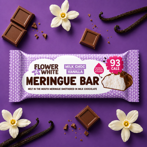 Flavour of the Month - Milk Choc Vanilla Meringue Bar