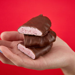 Chocolate Dipped Strawberry Vegan Meringue Bar(s)