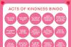 Take Part in our Acts of Kindness Bingo