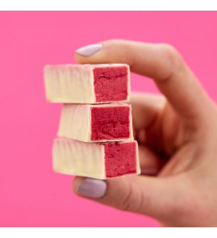 Raspberry & White Chocolate Mallow Bar